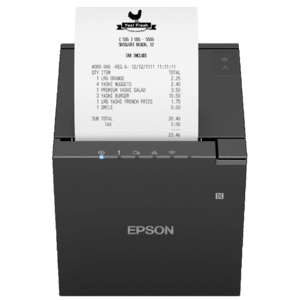 Epson TM-m30III, USB, USB-C, Ethernet, 8 pts/mm (203 dpi), massicot, blanc