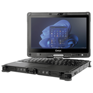 Getac V110, 29,5 cm (11,6''), Full HD, disposition US, GPS, puce, RFID, USB, USB-C, BT, WiFi, 4G, SSD, Win. 11 Pro, noir