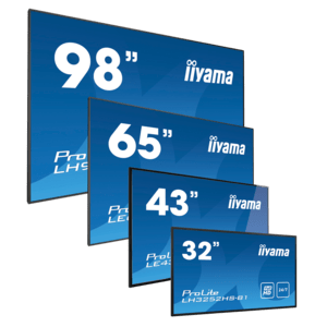 iiyama ProLite LFDs, 80cm (31,5''), Full HD, RS232, Ethernet, Android, en kit (RS232), noir