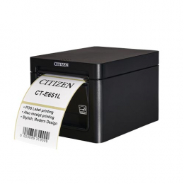 Citizen CT-E651L, 8 pts/mm (203 dpi), massicot, USB, noir