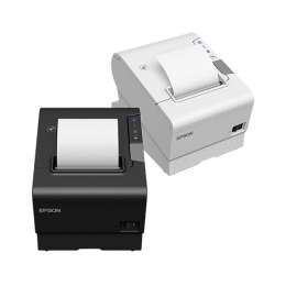 Epson TM-T88VI, USB, RS232, Ethernet, ePOS, blanc