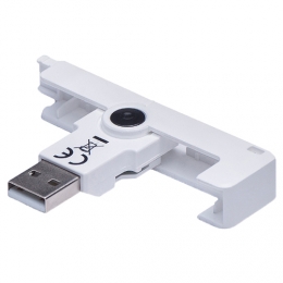 Identiv uTrust SmartFold SCR3500 A, USB, blanc