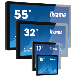 [TF1615MC-B1] iiyama ProLite open-frame LCDs, 39,6 cm (15,6''), capacitif projeté, 10 pts, Full HD, en kit (USB), noir