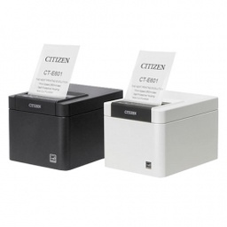 [CTE601XNEWX] Citizen CT-E601, USB, USB Host, 8 pts/mm (203 dpi), massicot, blanc