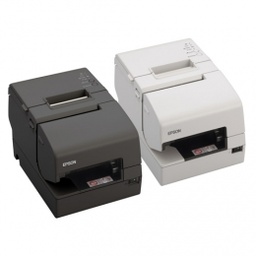 [C31CG62213] Epson TM-H6000V, USB, RS232, Ethernet, massicot, MICR, OPOS, ePOS, blanc