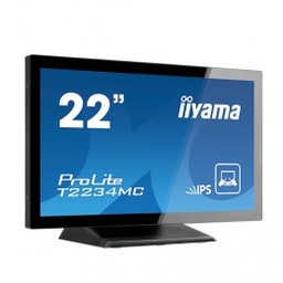 [T2251MSC-B1] iiyama ProLite T2251MSC-B1, integrated kickstand, 54,6 cm (21,5''), capacitif projeté, 10 pts, Full HD, noir